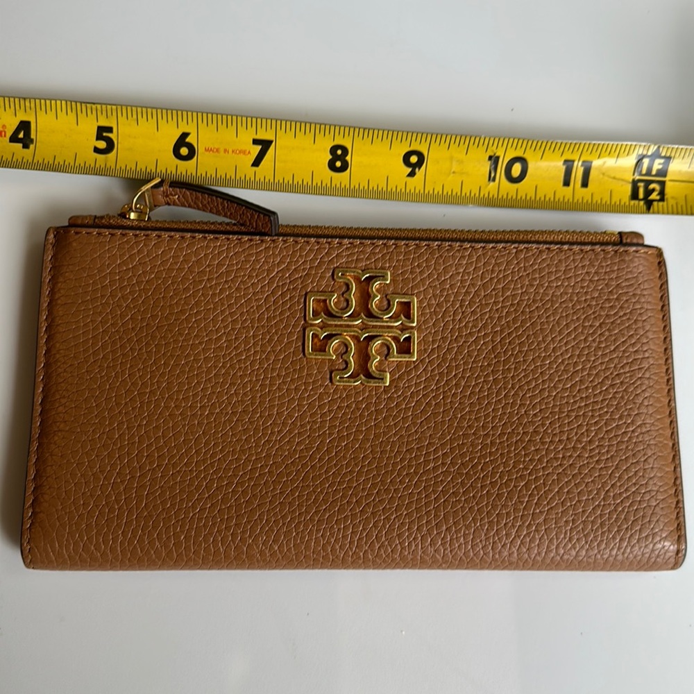 Tory Burch Brown Leather Wallet